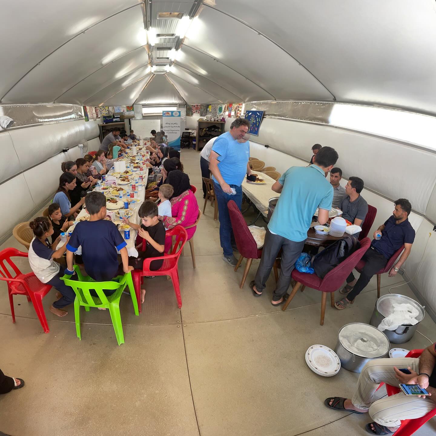 Sharing a Meal, Sharing Hope: Supporting Families After the Shariya Camp Fire