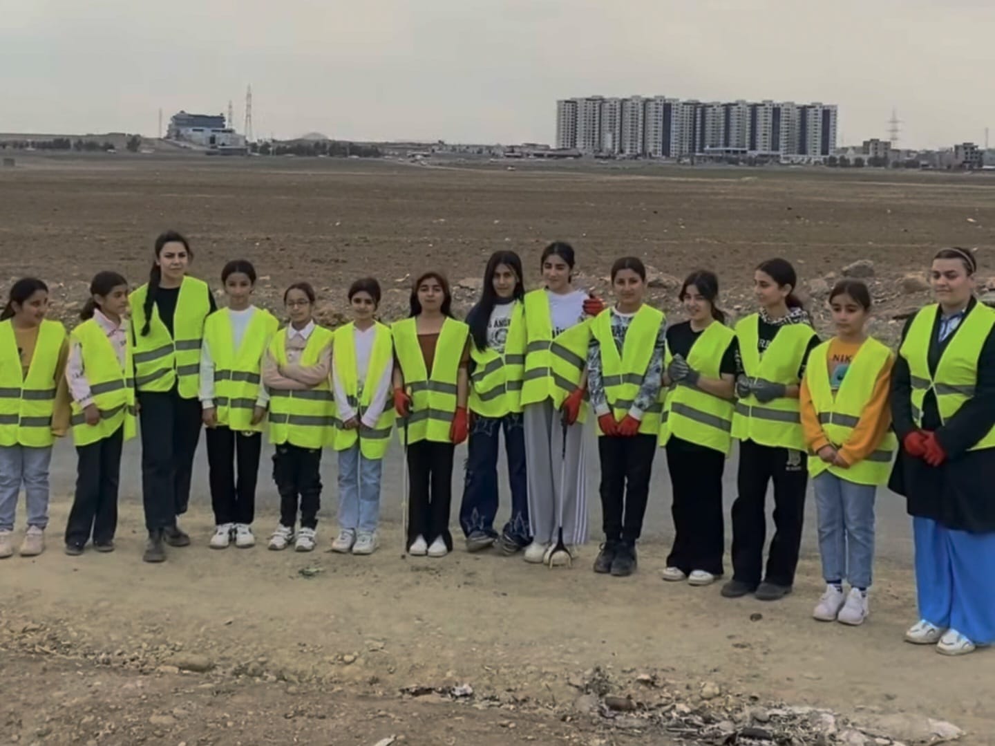Panaga Organization, along with Students from Sharia Schools, Organized a cleanup campaign